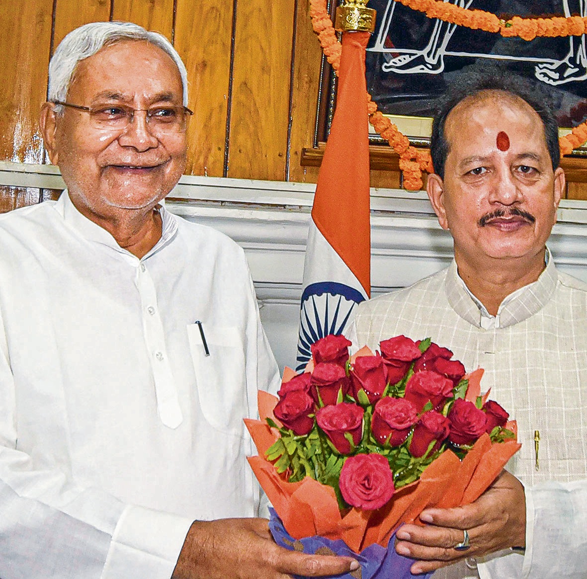 At least 50 legislators of the Grand Alliance shot off a no-confidence notice on speaker Vijay Kumar Sinha soon after Nitish Kumar stepped down as the chief minister of the NDA government on August 9. (PTI) At least 50 legislators of the Grand Alliance shot off a no-confidence notice on speaker Vijay Kumar Sinha soon after Nitish Kumar stepped down as the chief minister of the NDA government on August 9. (PTI)