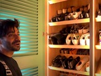 Aparshakti Khurana says his shoe closet is his favourite space in his Mumbai home. (All photos: Architectural Digest India)