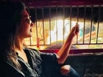 Divyanka Tripathi is currently shooting in Delhi's Chandni Chowk.