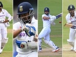 From left: Wriddhiman Saha, Prithvi Shaw, Ajinkya Rahane and Mayank Agarwal (Getty Images) From left: Wriddhiman Saha, Prithvi Shaw, Ajinkya Rahane and Mayank Agarwal (Getty Images)