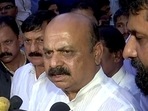 Karnataka chief minister Basavaraj Bommai addressing the media. Karnataka chief minister Basavaraj Bommai addressing the media.