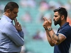 Former India captain Virat Kohli with ex-coach Ravi Shastri Former India captain Virat Kohli with ex-coach Ravi Shastri