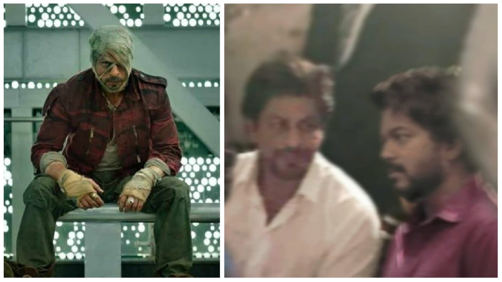 Does this pic show Shah Rukh Khan and Vijay shooting on Jawan sets, a ...