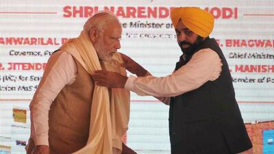 Holistic health care has become a top priority in the country in the past eight years, Prime Minister Narendra Modi said on Wednesday while inaugurating a hospital in Punjab, adding that what his government did in this period in the health sector was not done in the past 70 years. (Ajay Sharma) Holistic health care has become a top priority in the country in the past eight years, Prime Minister Narendra Modi said on Wednesday while inaugurating a hospital in Punjab, adding that what his government did in this period in the health sector was not done in the past 70 years. (Ajay Sharma)