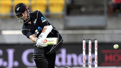Kane Williamson in action for New Zealand. (REUTERS)