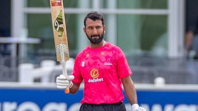 Cheteshwar Pujara is in red hot form and has hit three centuries in his last five innings in the ongoing Royal London One-Day Cup this season. (Twitter/SussexCCC) Cheteshwar Pujara is in red hot form and has hit three centuries in his last five innings in the ongoing Royal London One-Day Cup this season. (Twitter/SussexCCC)
