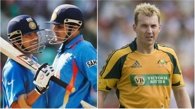 Sachin Tendulkar and Virender Sehwag; Brett Lee (File)