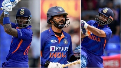 Suryakumar Yadav; Dinesh Karthik; Rishabh Pant