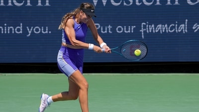 Victoria Azarenka of Belarus in action. (AFP) Victoria Azarenka of Belarus in action. (AFP)