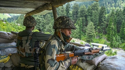 Indian Army on Monday night foiled an infiltration bid and reportedly killed two infiltrators from Pakistan along the Line of Control. (ANI)