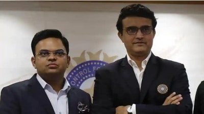 File image of BCCI General Secretary Jay Shah with President Sourav Ganguly.