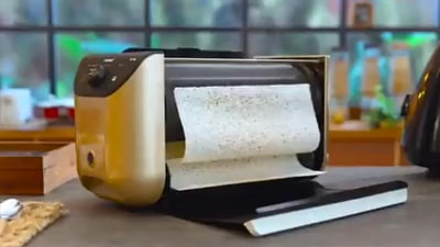 A screengrab from the advertisement of the automatic dosa ‘printer.’ A screengrab from the advertisement of the automatic dosa ‘printer.’ 