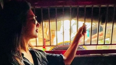 Divyanka Tripathi is currently shooting in Delhi's Chandni Chowk.