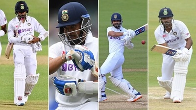 From left: Wriddhiman Saha, Prithvi Shaw, Ajinkya Rahane and Mayank Agarwal (Getty Images) From left: Wriddhiman Saha, Prithvi Shaw, Ajinkya Rahane and Mayank Agarwal (Getty Images)