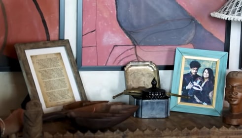 The house is filled with memorabilia like a poem by Rudyard Kipling and family photos.&nbsp;