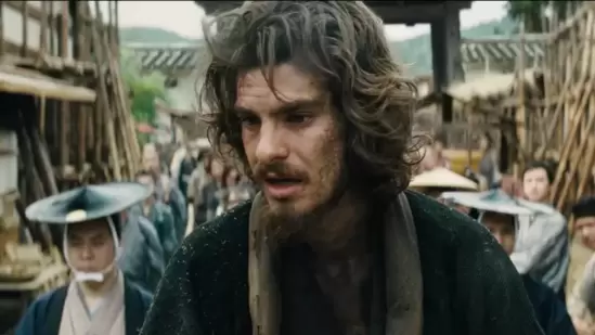 Andrew Garfield in a still from Martin Scorsese's Silence.