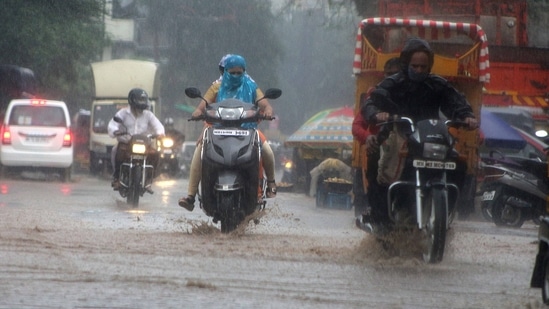 Several states are likely to witness light to moderate rainfall with heavy fall at isolated places. (HT FILE PHOTO)