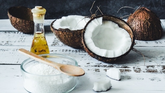 Coconut oil: This magic ingredient is found in every Indian household for its versatility and healing powers. Apply the oil directly to the ulcers before going to bed. Coconut oil has antimicrobial properties that help reduce ulcers naturally.(Unsplash)