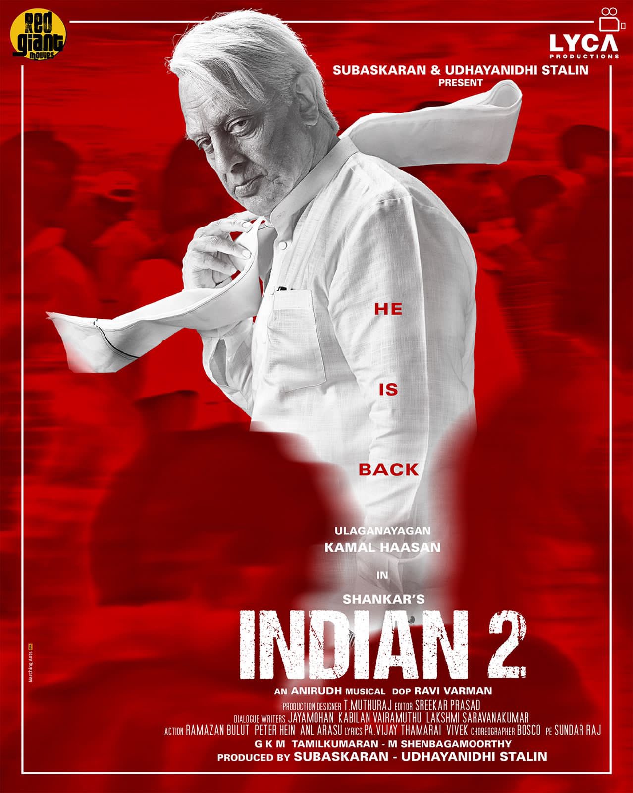 Indian 2: Kamal Haasan on the poster of the upcoming Tamil film. Indian 2: Kamal Haasan on the poster of the upcoming Tamil film. 