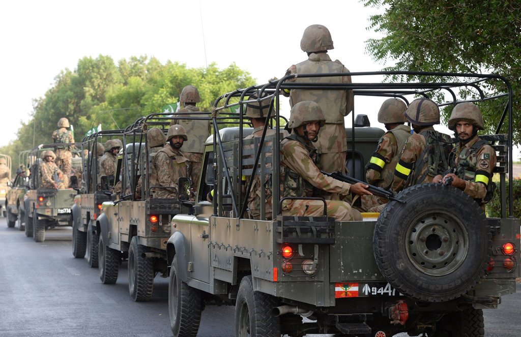 File photo of the Pakistani Army. In July, Pakistan recorded 99 terrorism-linked fatalities as compared to 102 in June. File photo of the Pakistani Army. In July, Pakistan recorded 99 terrorism-linked fatalities as compared to 102 in June.