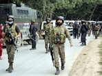 A terrorist identified as Tabarak Hussain, a Lashkar-e-Taiba (LeT) guide was captured by the Indian Army on August 21 along LOC in Jammu & Kashmir's Rajouri.(Representational image/PTI) A terrorist identified as Tabarak Hussain, a Lashkar-e-Taiba (LeT) guide was captured by the Indian Army on August 21 along LOC in Jammu & Kashmir's Rajouri.(Representational image/PTI)