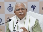 Haryana chief minister Manohar Lal Khattar. Haryana chief minister Manohar Lal Khattar.