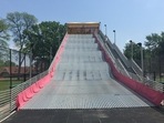 View of the giant slide at Belle Isle Park in Detroit. View of the giant slide at Belle Isle Park in Detroit.