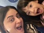 Mahhi Vij was travelling with daughter Tara and her mom.