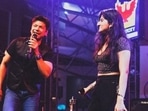 Taamara performs with Shaan.