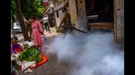 Every monsoon, the insecticide department of the BMC carries out a ward-wise inspection of all the private, commercial, and public spaces within their jurisdiction to ensure there are no active breeding spots on their premises (Satish Bate/HT PHOTO) Every monsoon, the insecticide department of the BMC carries out a ward-wise inspection of all the private, commercial, and public spaces within their jurisdiction to ensure there are no active breeding spots on their premises (Satish Bate/HT PHOTO)