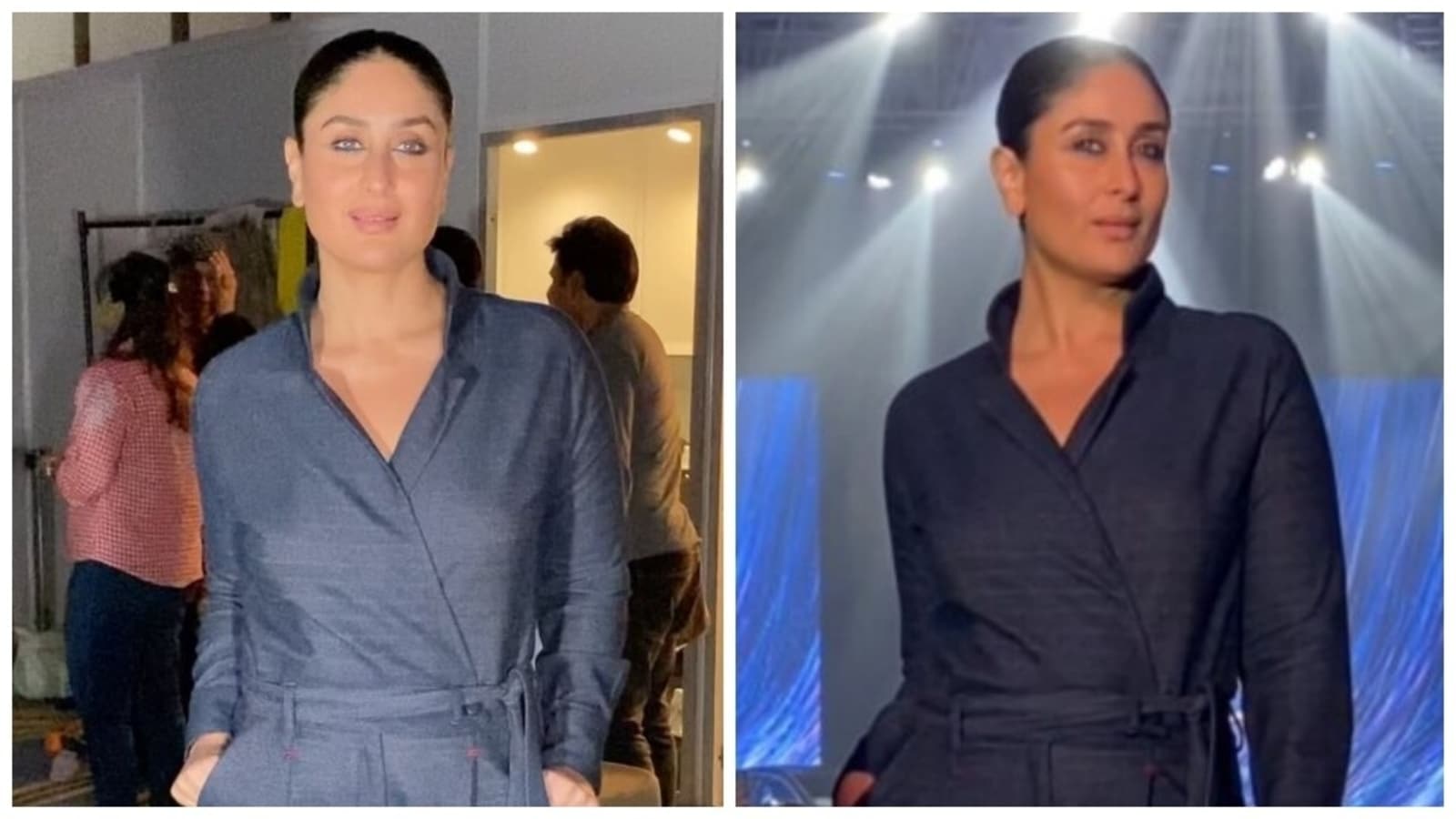 Blue Picture Video Kareena Kapoor - Kareena Kapoor Khan's classy jumpsuit for Mercedes event can take you  straight from work to a night out, we love it | Fashion Trends - Hindustan  Times
