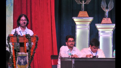 Participants during the All India/International Debate at St John’s High School, Sector 26, Chandigarh. (HT Photo) Participants during the All India/International Debate at St John’s High School, Sector 26, Chandigarh. (HT Photo)