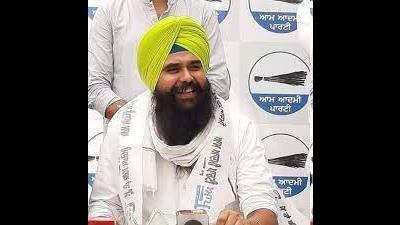 AAP’s state chief spokesperson Malvinder Singh Kang.