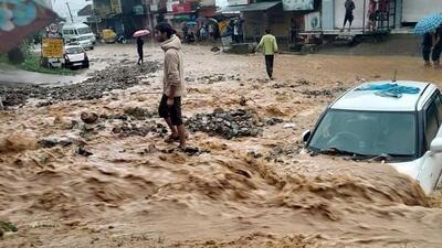 Since the onset of monsoon on June 29, the hill state has seen 12 cloudbursts, 64 flash floods and landslides at 71 places. (ANI Photo) Since the onset of monsoon on June 29, the hill state has seen 12 cloudbursts, 64 flash floods and landslides at 71 places. (ANI Photo)