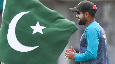 Pakistan captain Babar Azam attends a practice session session (AFP/File Photo) Pakistan captain Babar Azam attends a practice session session (AFP/File Photo)