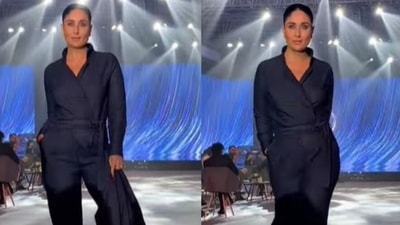 Kareena Kapoor turned model at a Mumbai event.