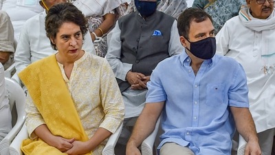 Rahul Gandhi and Priyanka Gandhi tweeted on Thursday demanding justice for Bilkis Bano. (PTI) Rahul Gandhi and Priyanka Gandhi tweeted on Thursday demanding justice for Bilkis Bano. (PTI)
