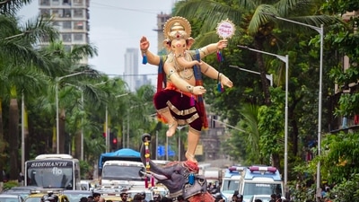 The 10-day long festival of Ganesh Chaturthi will be observed on August 31 this year. It is celebrated every year on the fourth day of the Hindu lunisolar calendar month Bhadrapada. Preparations are going on in full swing across the country. Ganesh Chaturthi marks the birth anniversary of Lord Ganesh, the son of Lord Shiva and Goddess Parvati. (PTI) The 10-day long festival of Ganesh Chaturthi will be observed on August 31 this year. It is celebrated every year on the fourth day of the Hindu lunisolar calendar month Bhadrapada. Preparations are going on in full swing across the country. Ganesh Chaturthi marks the birth anniversary of Lord Ganesh, the son of Lord Shiva and Goddess Parvati. (PTI)