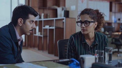 Pavail Gulati with Taapsee Pannu in Dobaaraa. Pavail Gulati with Taapsee Pannu in Dobaaraa.