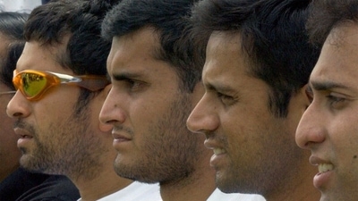 Sachin Tendulkar, Sourav Ganguly, Rahul Dravid and VVS Laxman (Getty Images)
