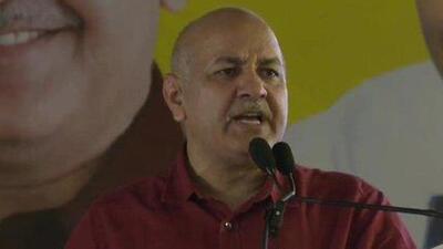 Manish Sisodia was addressing a townhall meeting in Himachal Pradesh’s Una district. (ANI image) Manish Sisodia was addressing a townhall meeting in Himachal Pradesh’s Una district. (ANI image)