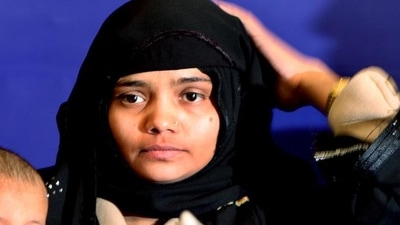 In this file photo, Bilkis Bano can be seen addressing a press conference in New Delhi in January 2008. In the case, the Bombay high court has also set aside the acquittal of six others for tampering with evidence. (File Photo) In this file photo, Bilkis Bano can be seen addressing a press conference in New Delhi in January 2008. In the case, the Bombay high court has also set aside the acquittal of six others for tampering with evidence. (File Photo)