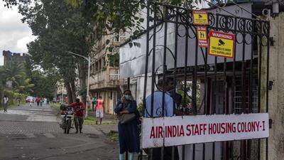 A view of Air India Staff Housing Colony at Kalina in Mumbai. (Satish Bate/Hindustan Times) A view of Air India Staff Housing Colony at Kalina in Mumbai. (Satish Bate/Hindustan Times)