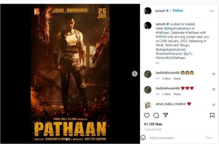 Shah Rukh also shared posters, in several languages, featuring John.
