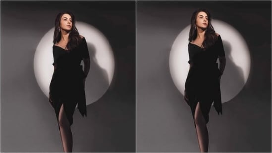 Rakul Preet earlier dropped some stunning photos of herself in a black dress by Gauri and Nainika.(Instagram/@rakulpreet)