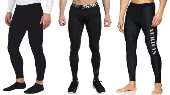 Tights for men are a comfortable gym wear. 