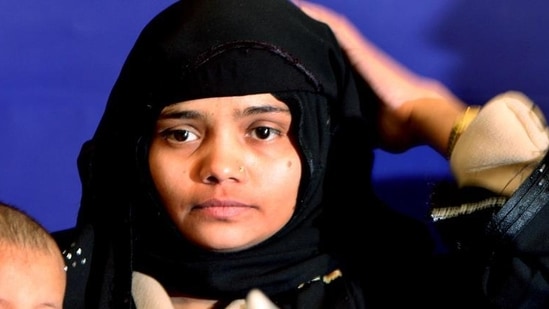 In this file photo, Bilkis Bano can be seen addressing a press conference in New Delhi in January 2008. In the case, the Bombay high court has also set aside the acquittal of six others for tampering with evidence.(File Photo)