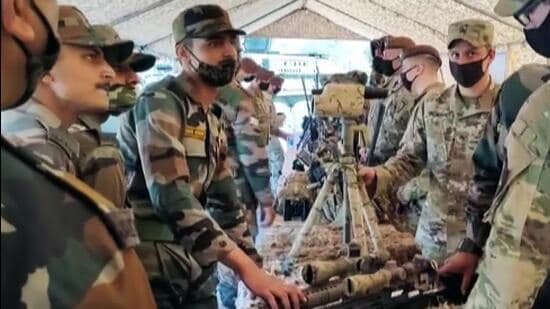 The 16th edition of Indo-US joint military exercise ‘Yudh Abhyas’ which was held in the Bikaner district of Rajasthan, India in February last year. (ANI)
