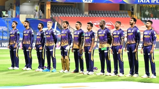 KKR players during IPL 2022(IPL)