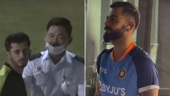 Virat Kohli did not let the fan return disappointed.&nbsp;(PakTV screenshot)